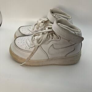 Nike Air Force‎ 1 Baby Toddler Size 9C White High Top Classic Boys Sneaker